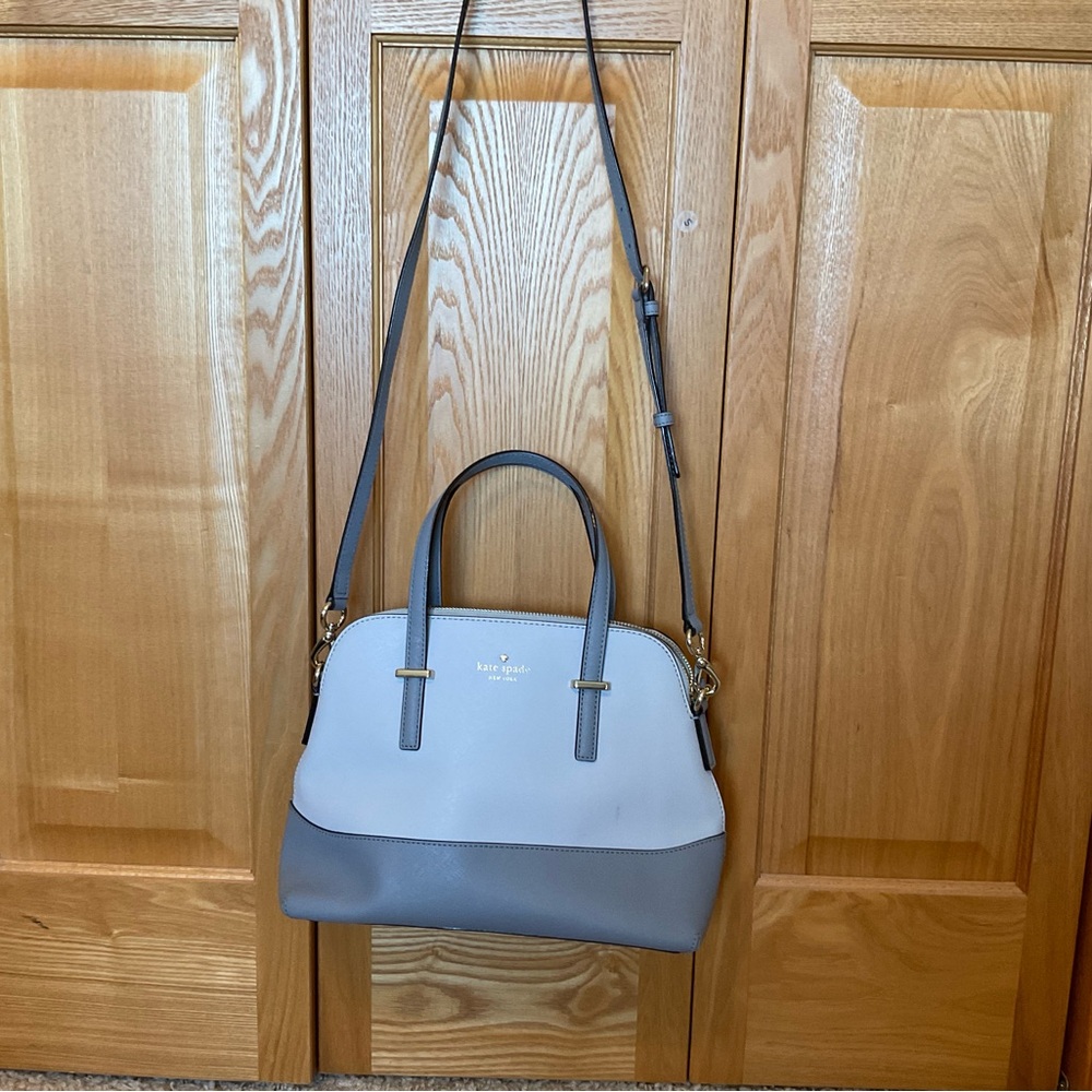 Kate Spade Two-Tone Gray Satchel
